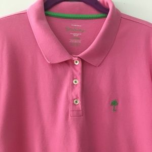 Lily Pulitzer Island Polo Pink Size XL